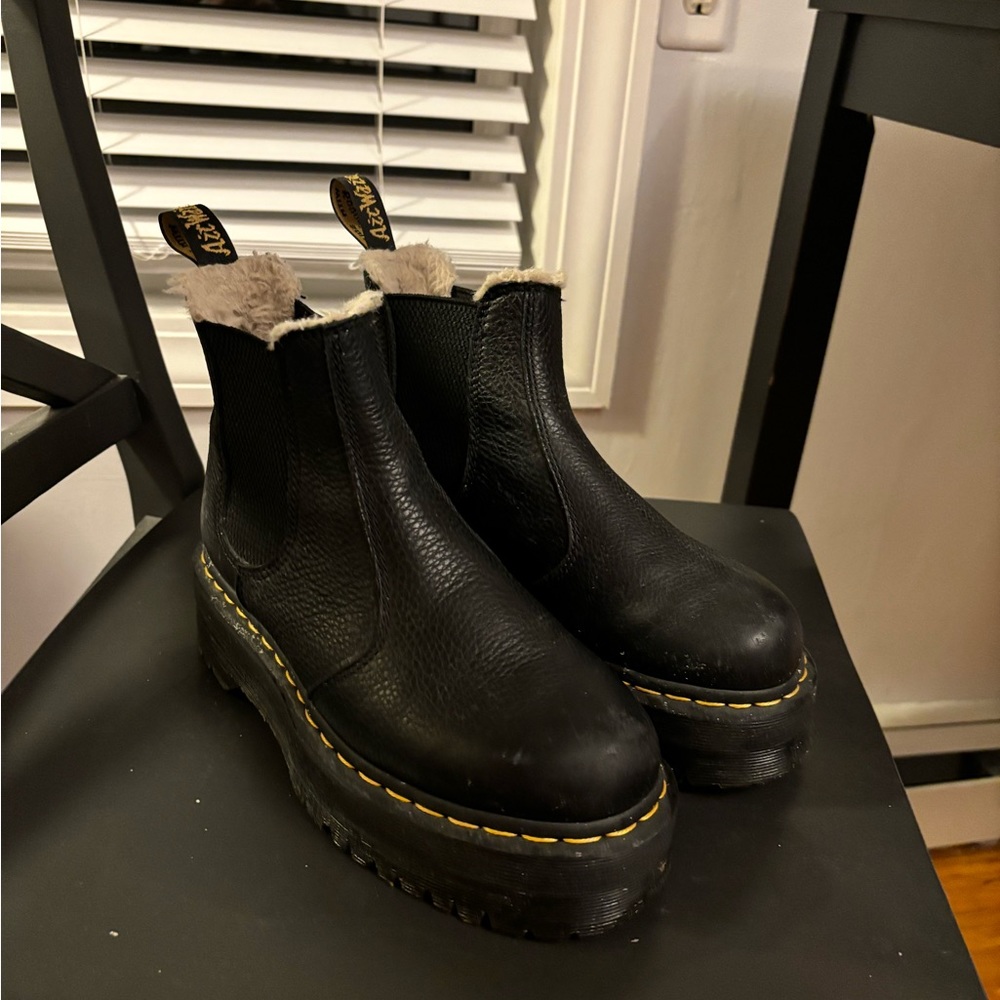 Doc Marten platform boots